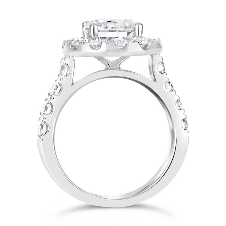 Diamond Halo Engagement Ring - The Diamond Guys