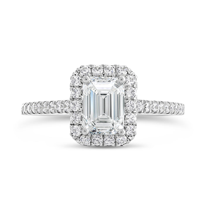 Diamond Halo Engagement Ring - ACB249