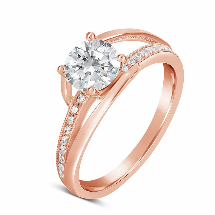 Modern Diamond Engagement Ring - The Diamond Guys