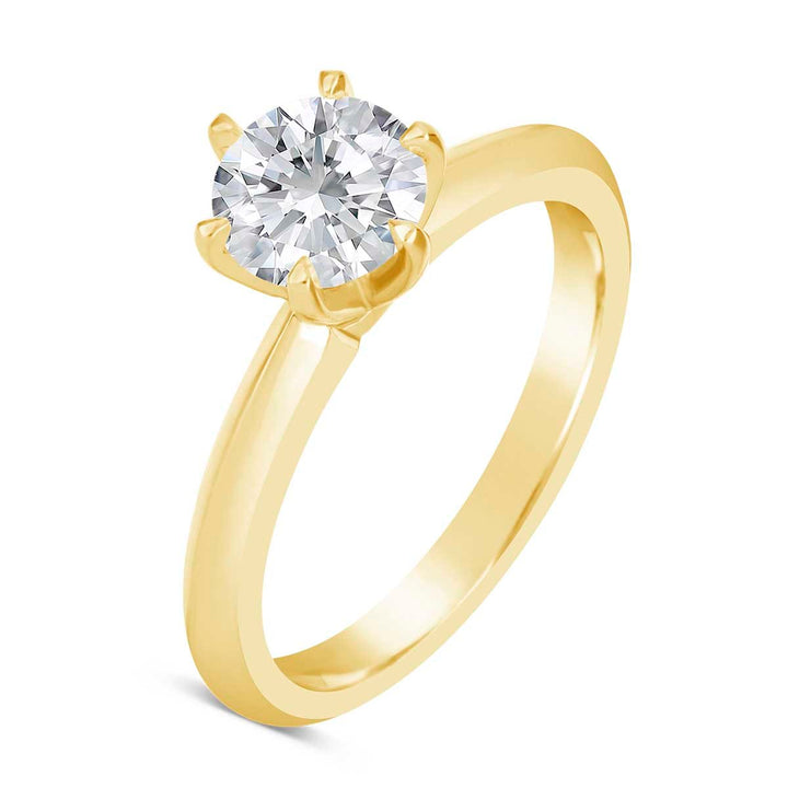 Classic Diamond Solitaire Engagement Ring - The Diamond Guys
