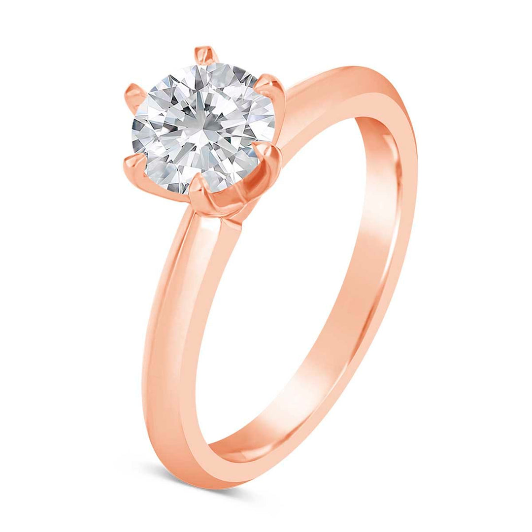 Classic Diamond Solitaire Engagement Ring - The Diamond Guys