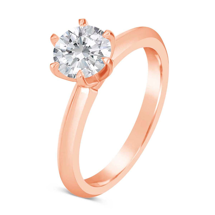 Classic Diamond Solitaire Engagement Ring - The Diamond Guys