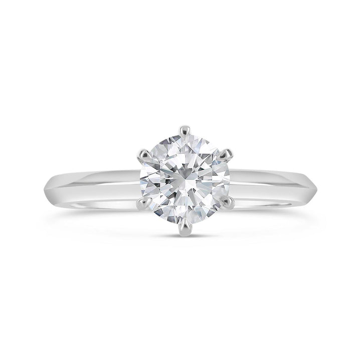 Classic Diamond Solitaire Engagement Ring - The Diamond Guys