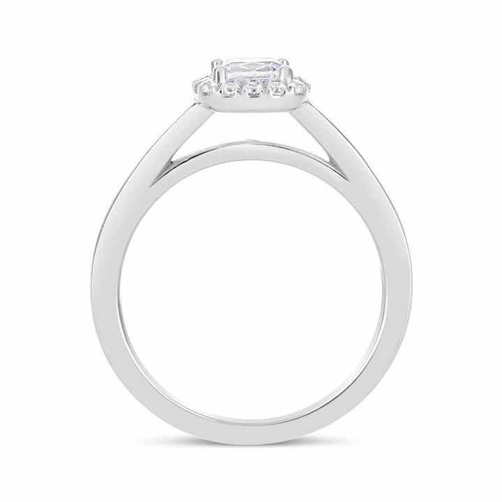 Diamond Halo Engagement Ring - The Diamond Guys