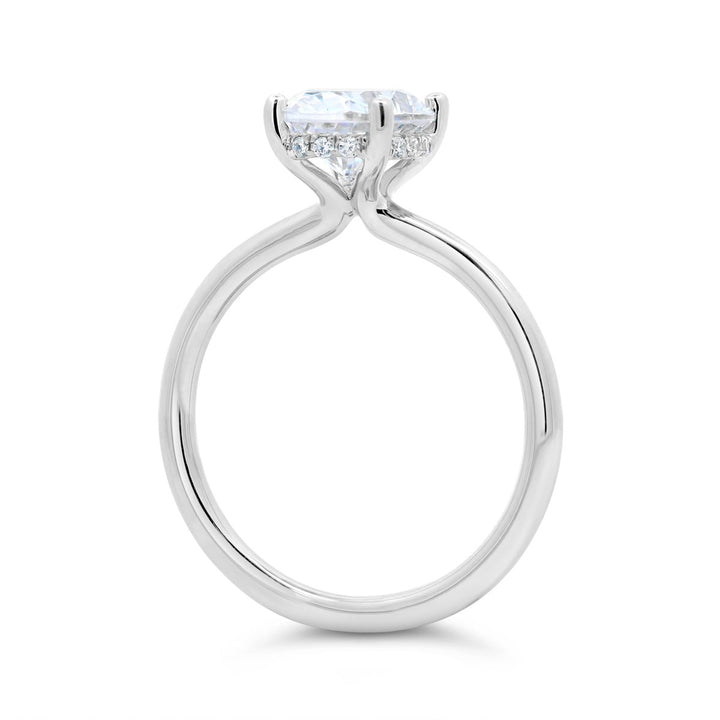 Hidden Halo Solitaire Engagement Ring - YJC1137R - The Diamond Guys