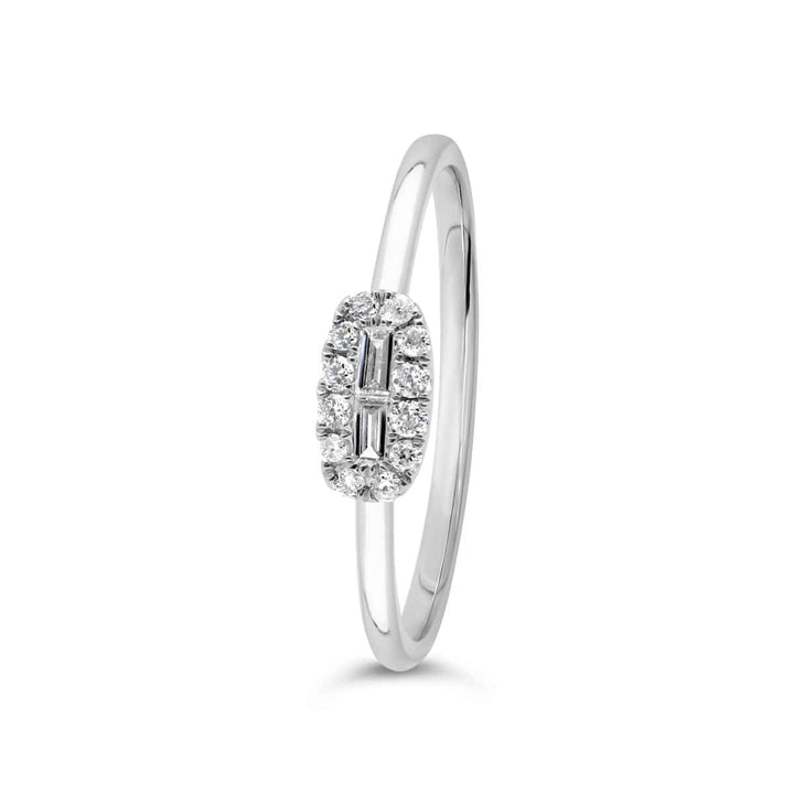 White Gold Diamond Promise Ring - GSR1843