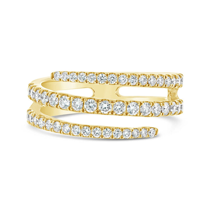 Open Triple Band Fashion Ring