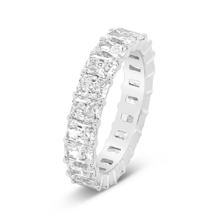 Lab Grown Radiant Cut Diamond Eternity Band - EB739-LAB