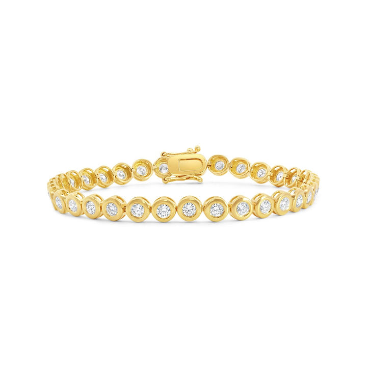 Bezel Set Lab Grown Diamond Bracelet - 67021BY