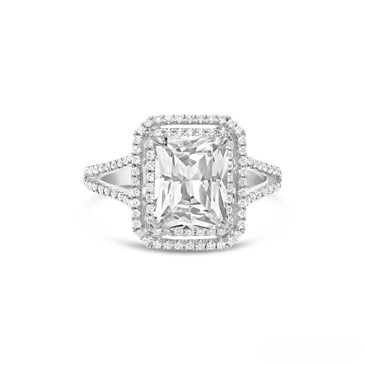 Diamond Halo Engagement Ring - The Diamond Guys