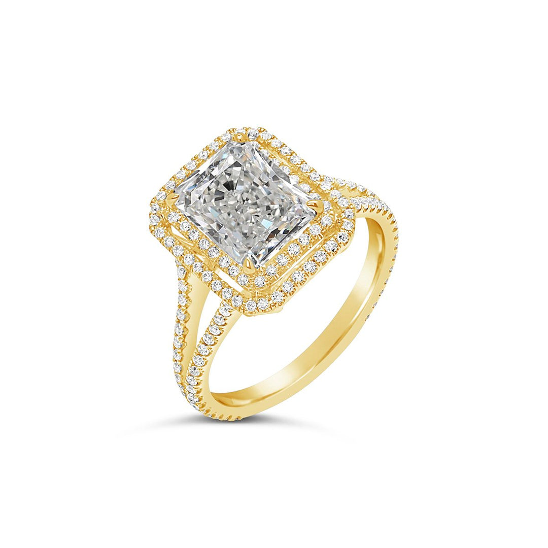 Diamond Halo Engagement Ring - The Diamond Guys