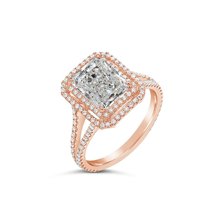 Diamond Halo Engagement Ring - The Diamond Guys