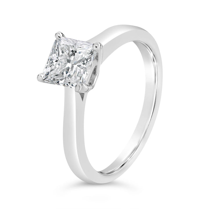 Classic Solitaire Diamond Engagement Ring - The Diamond Guys
