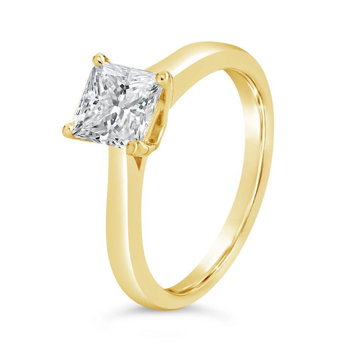 Classic Solitaire Diamond Engagement Ring - The Diamond Guys