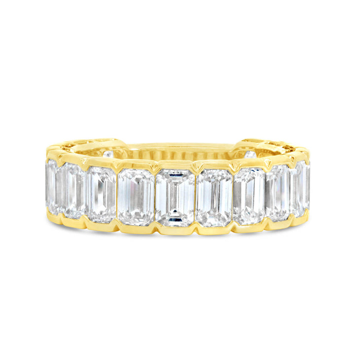 Lab Grown Emerald Cut Diamond Band - AV-1284LR