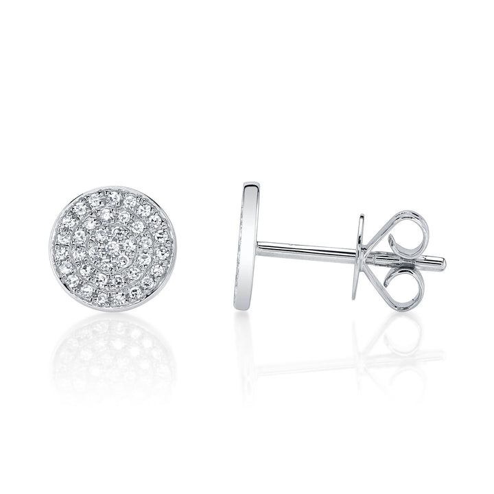 Shy Creation Diamond Pave Stud Earrings - The Diamond Guys