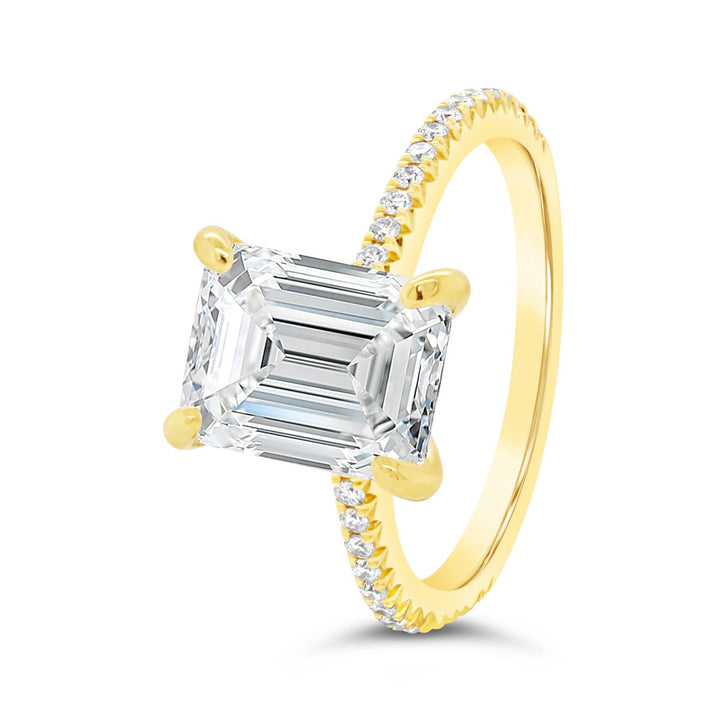 Pave Diamond Engagement Ring - YJA8041R