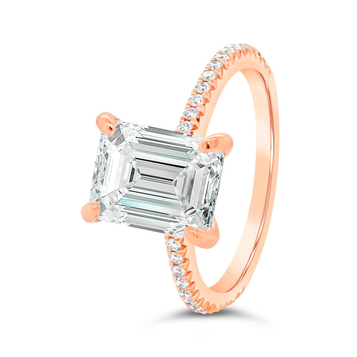 Pave Diamond Engagement Ring - YJA8041R