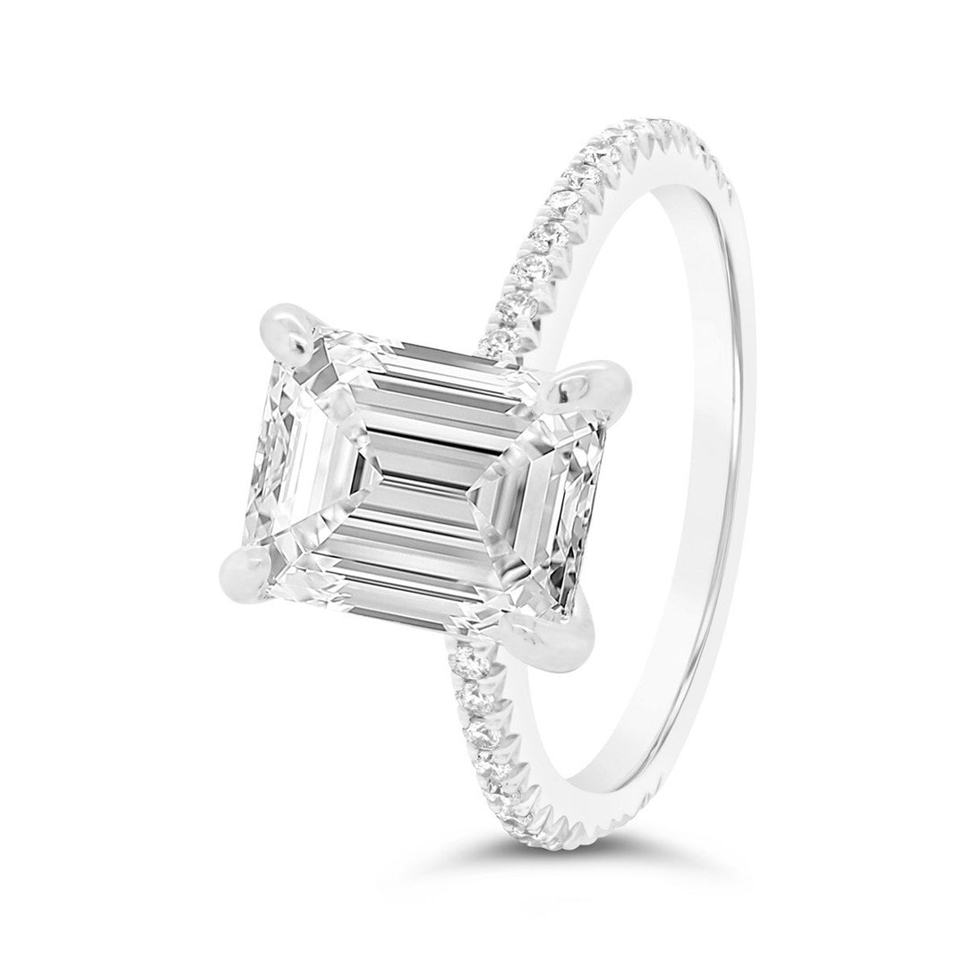 Pave Diamond Engagement Ring - YJA8041R