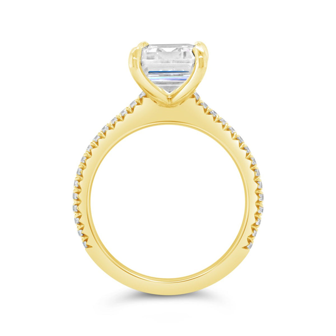 Pave Diamond Engagement Ring - YJA8041R