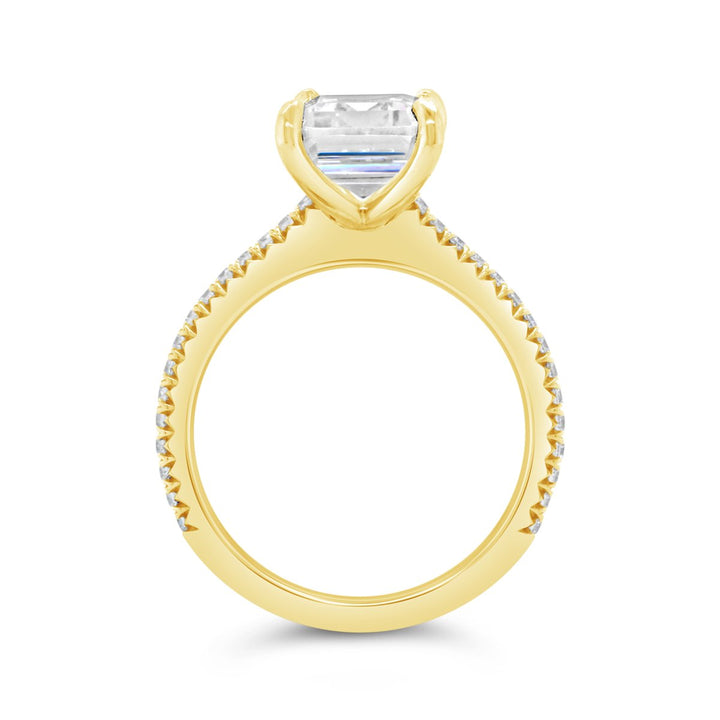 Pave Diamond Engagement Ring - YJA8041R