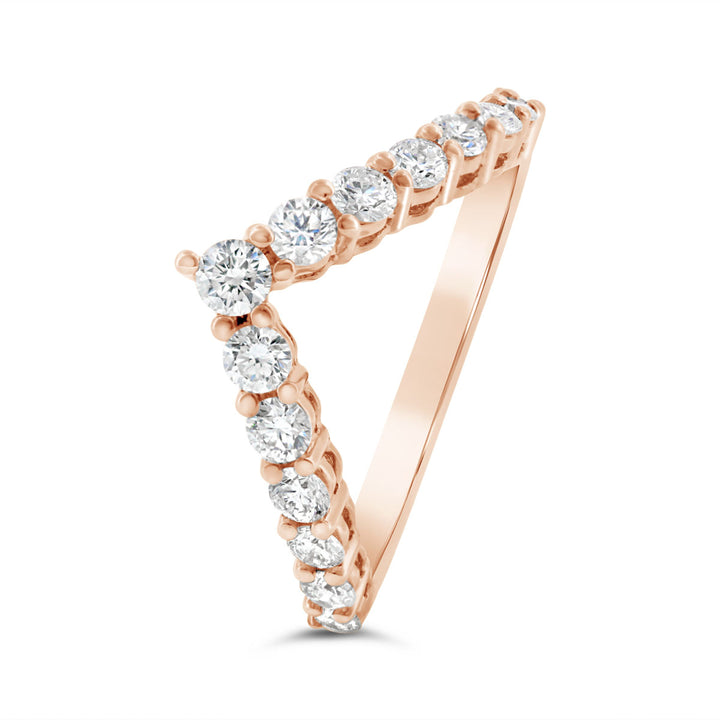 Matching Contour Diamond Band