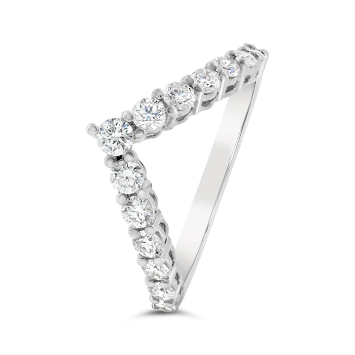 Matching Contour Diamond Band