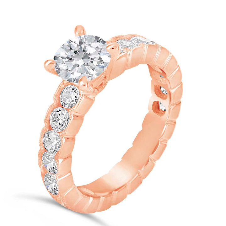 Vintage Inspired Diamond Engagement Ring - The Diamond Guys