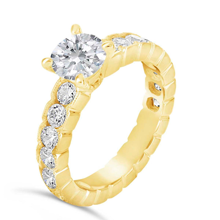 Vintage Inspired Diamond Engagement Ring - The Diamond Guys