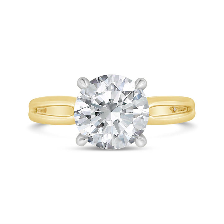 Split Shank Solitaire Engagement Ring - N0011SMB