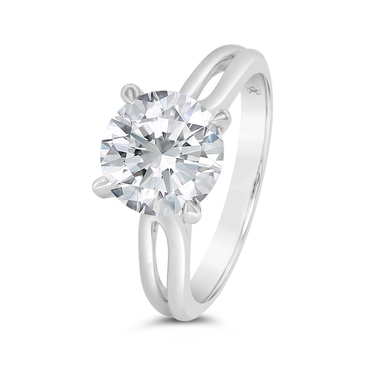 Split Shank Solitaire Engagement Ring - N0011SMB