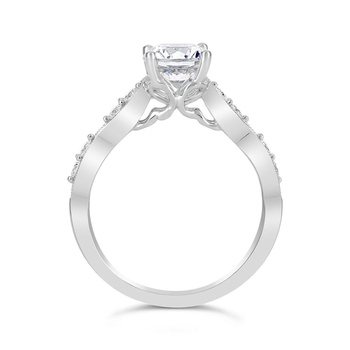 Vintage Inspired Diamond Engagement Ring - The Diamond Guys