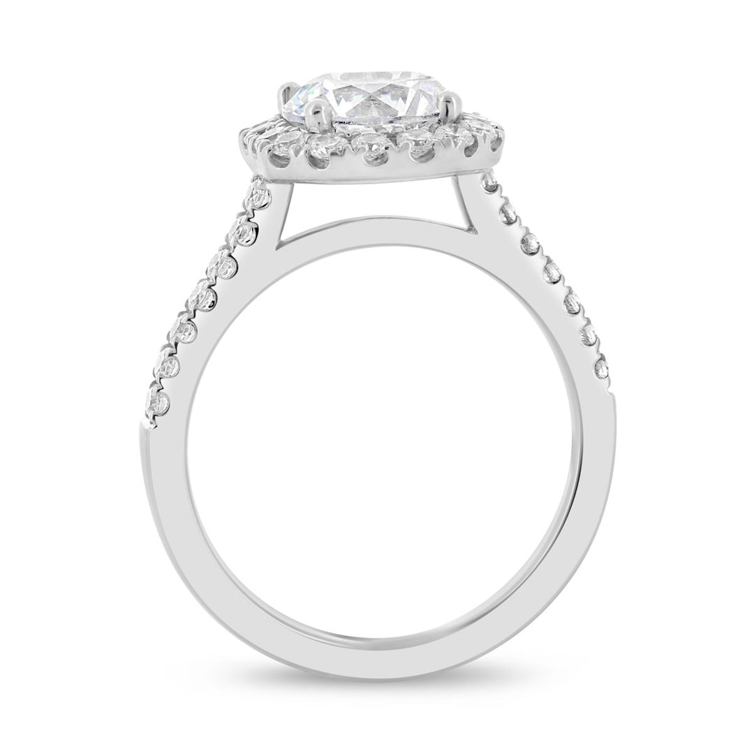 Diamond Halo Engagement Ring - The Diamond Guys