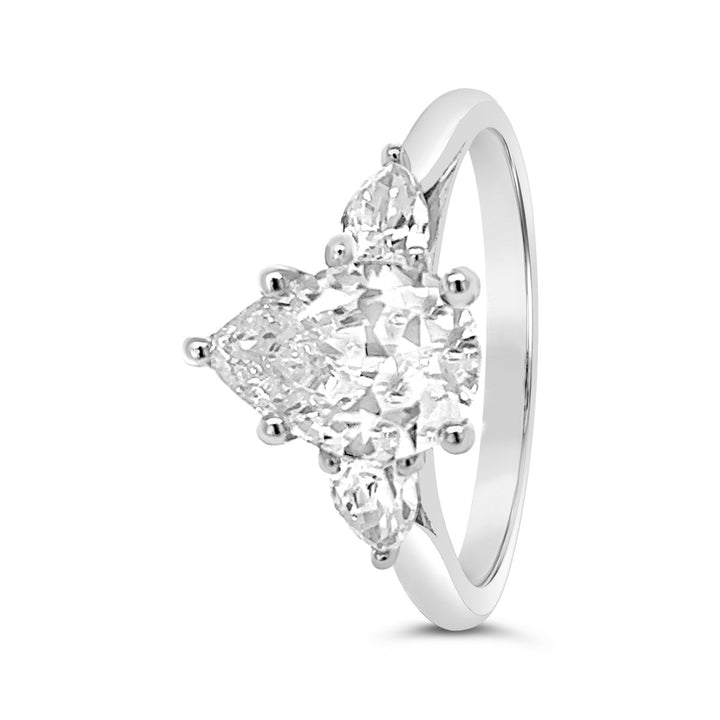 Three Stone Diamond Engagement Ring - The Diamond Guys