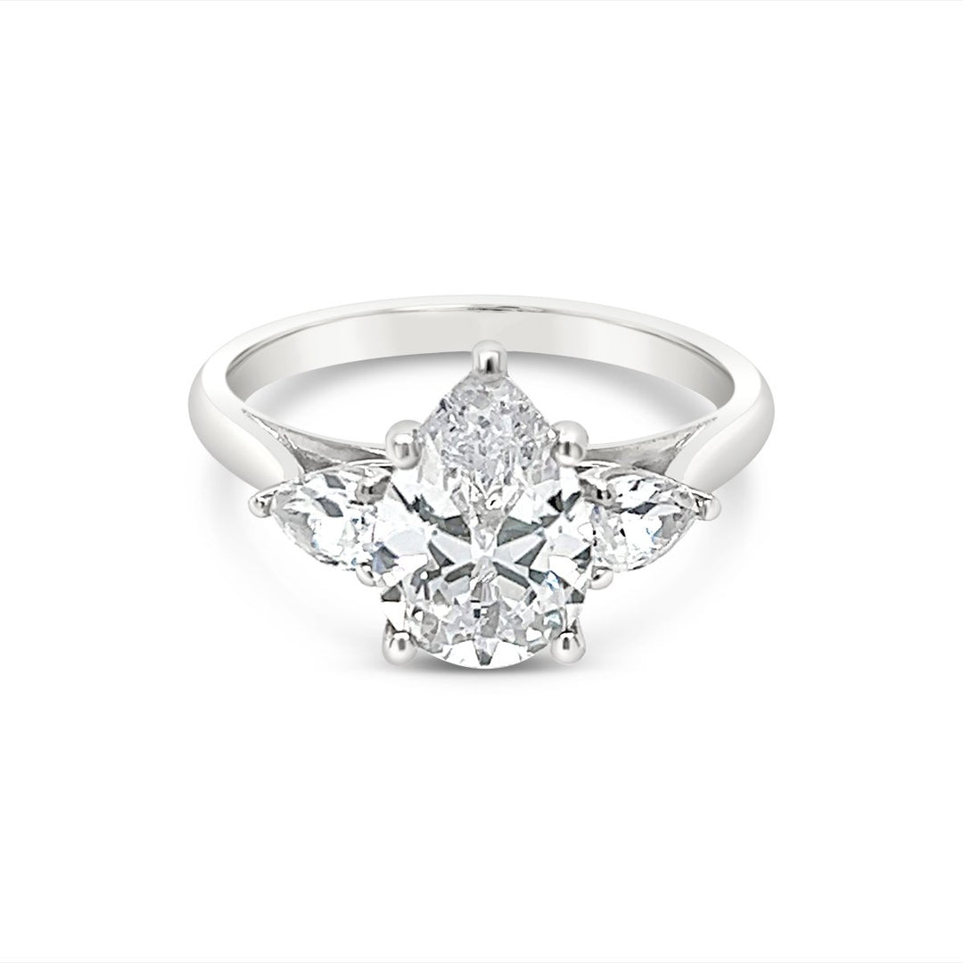 Three Stone Diamond Engagement Ring - The Diamond Guys