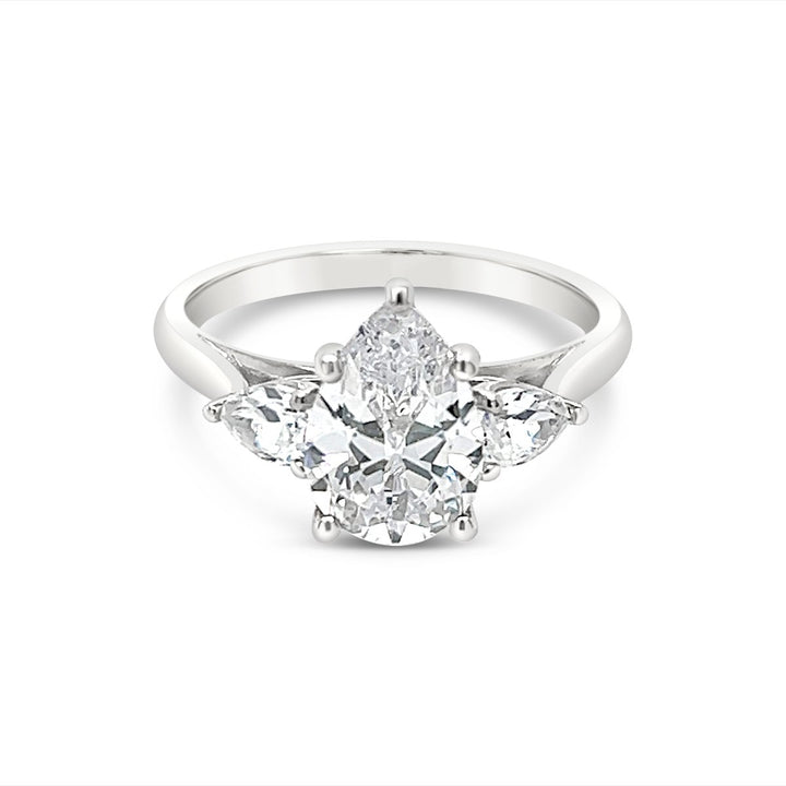 Three Stone Diamond Engagement Ring - The Diamond Guys