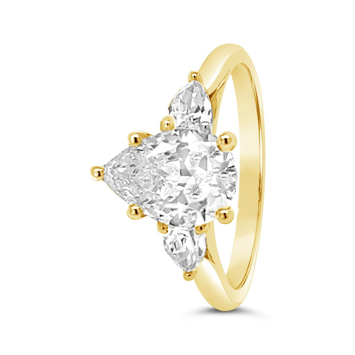 Three Stone Diamond Engagement Ring - The Diamond Guys