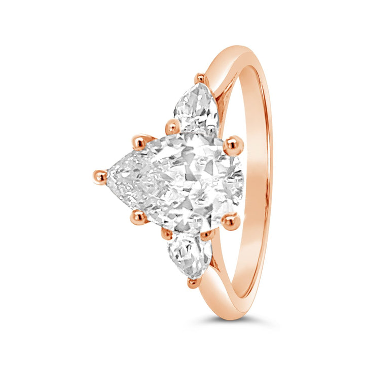 Three Stone Diamond Engagement Ring - The Diamond Guys