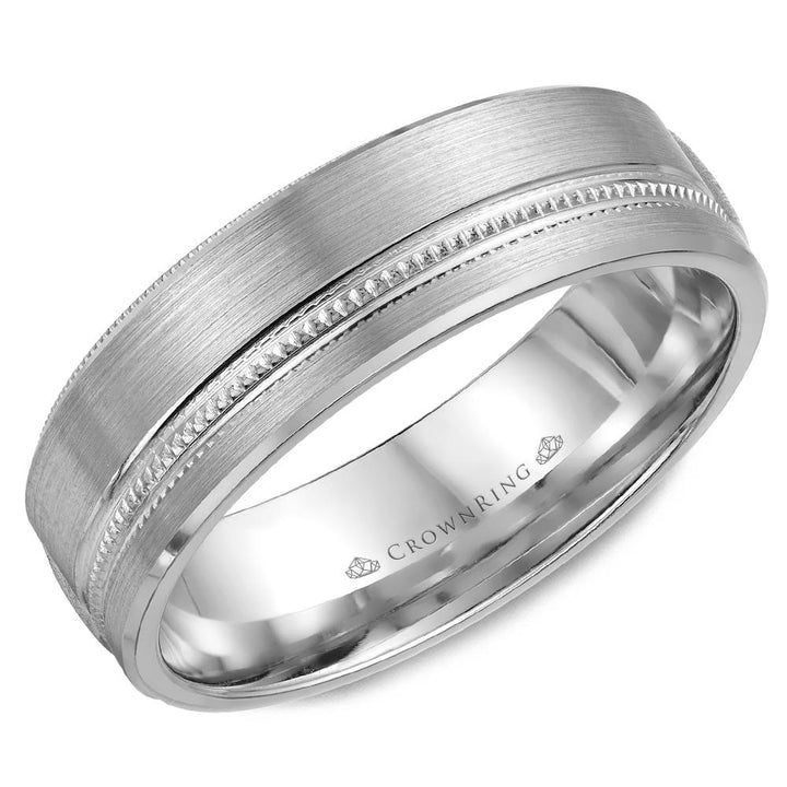 Men's Gold Wedding Band - WB-7919 - The Diamond Guys