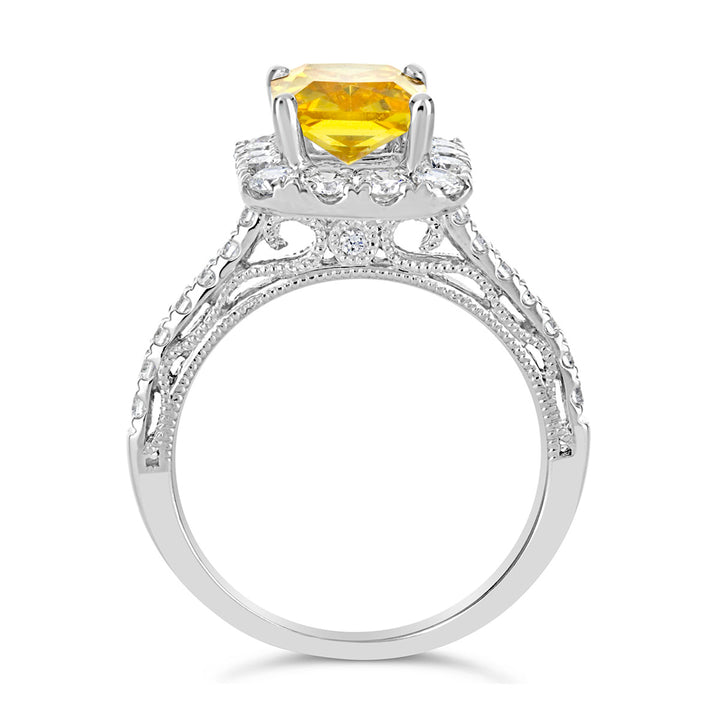 Diamond Halo Engagement Ring - ARD1079E