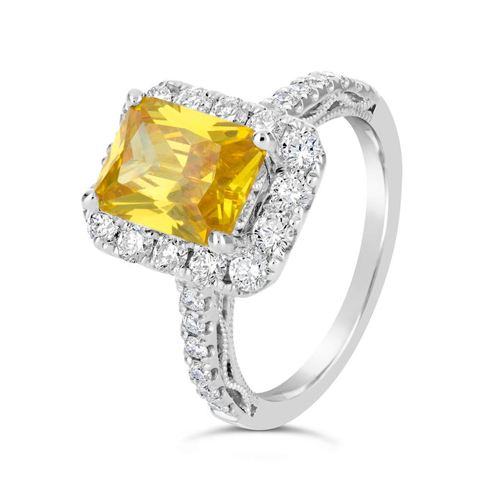 Diamond Halo Engagement Ring - The Diamond Guys