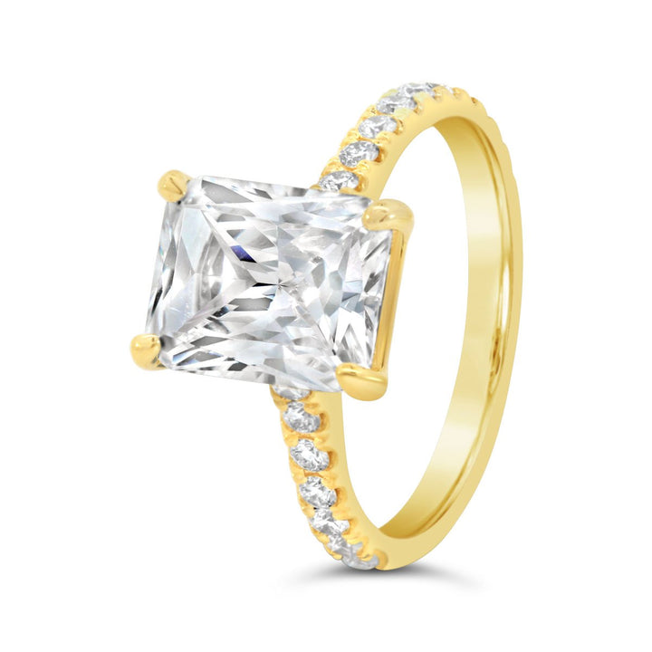 Pave Diamond Engagement Ring - MR99021 - The Diamond Guys