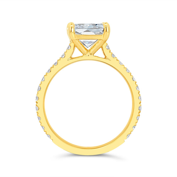 Pave Diamond Engagement Ring - MR99021 - The Diamond Guys