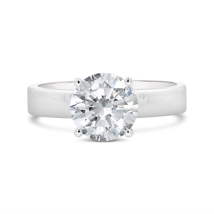 Unity Solitaire Engagement Ring with Four Prong Basket Head - YJC6003R