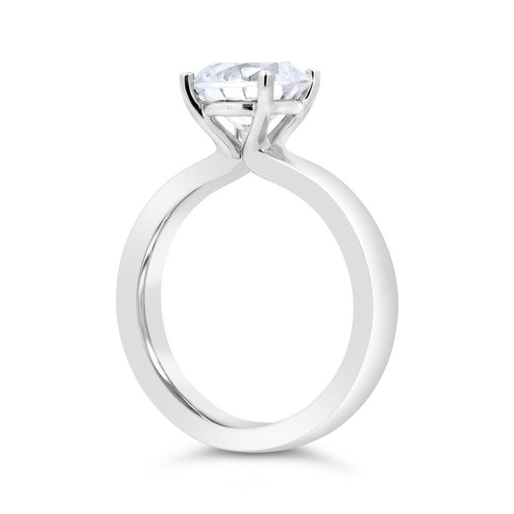 Unity Solitaire Engagement Ring with Four Prong Basket Head - YJC6003R