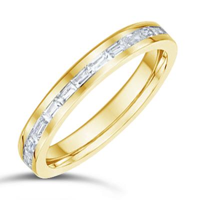 Ladies Diamond Wedding Band - 763A - The Diamond Guys