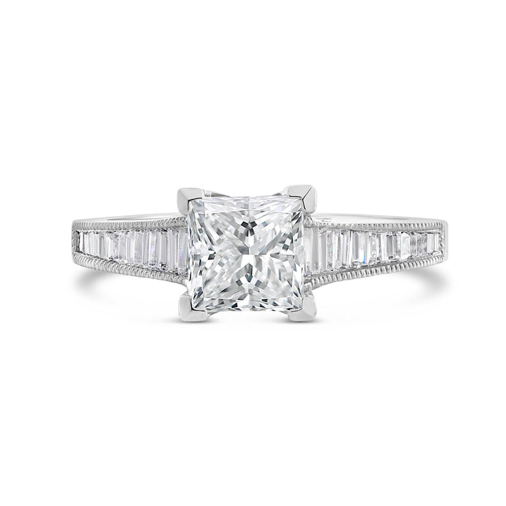 Baguette Diamond Engagement Ring - ACB059