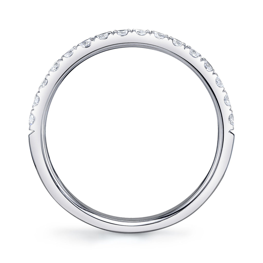 Shy Creation 1/2 Way Set Diamond Band - The Diamond Guys