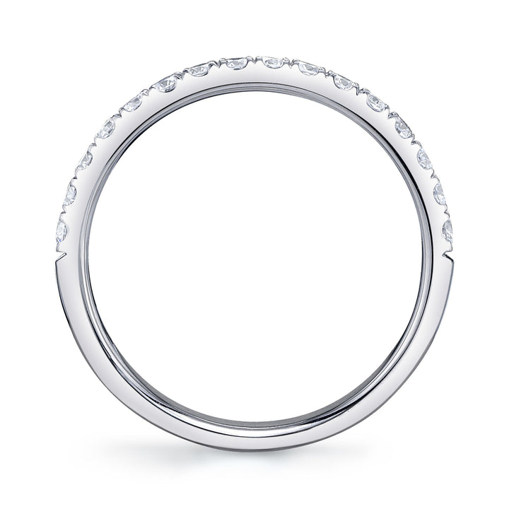 Shy Creation 1/2 Way Set Diamond Band - The Diamond Guys