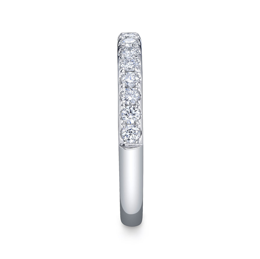Shy Creation 1/2 Way Set Diamond Band - The Diamond Guys